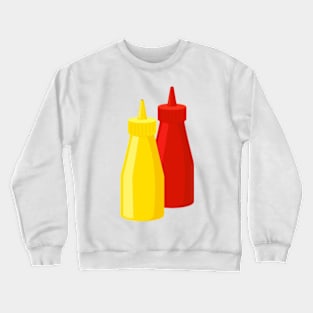 Mustard and ketchup Crewneck Sweatshirt